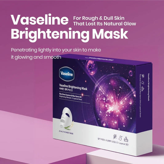 Vaseline Brightening Mask 10 Sheets Box