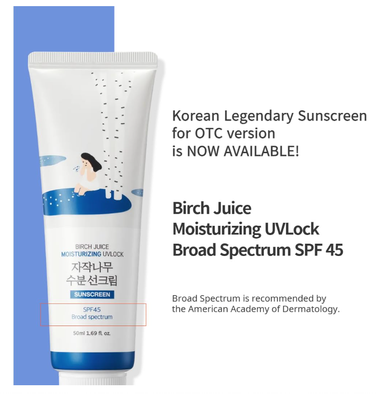 Birch Juice Moisturizing Sunscreen SPF 50+